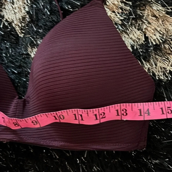 Kathy Ireland Intimates burgundy T-shirt Bra Sz  36C - Picture 7 of 12